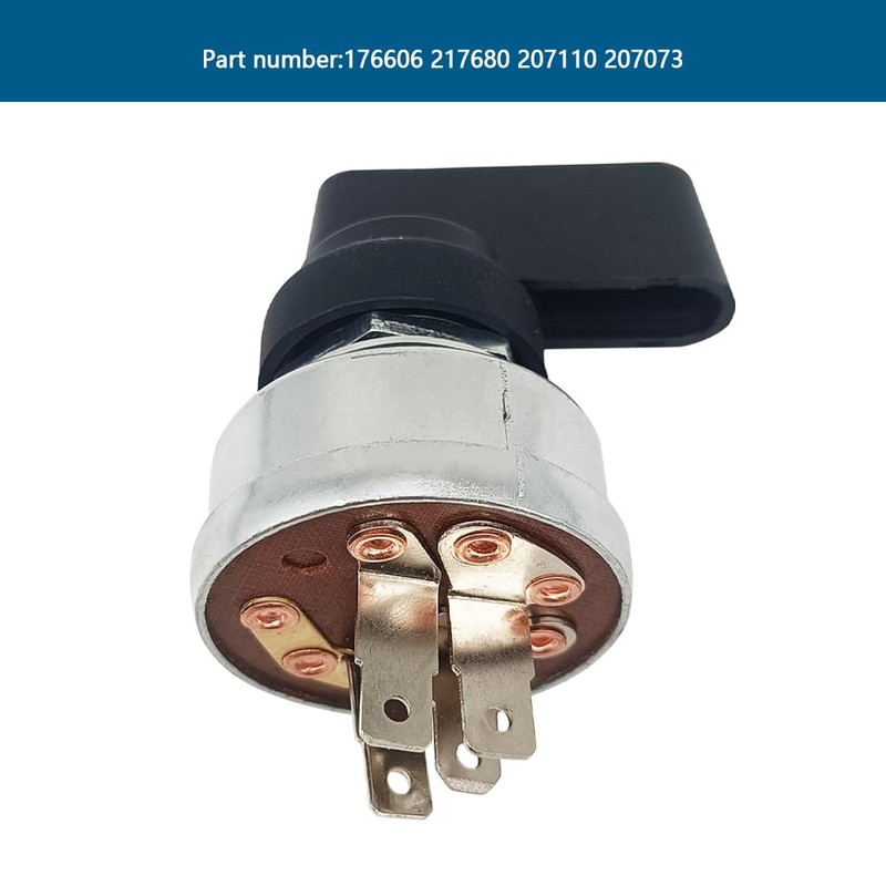 4-Position Starter Ignition Switch Compatible with Miller Welder Replace 176606