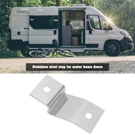 ECSiNG Door Stop Door Fixed Sliding Plate 7192004AG Compatible with Fiat Ducato Compatible with Peugeot Boxer Compatible with Citroen Jumper Silver