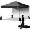CYFIE 10’ x 10’ Pop Up Canopy Tent with Vent