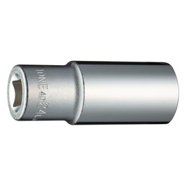 TONE Deep Socket (12 Square) 4D-24L Insertion Angle 0.5 inch (12.7 mm) (1/2 mm), Double Side Width 0.9 inches (24 mm)
