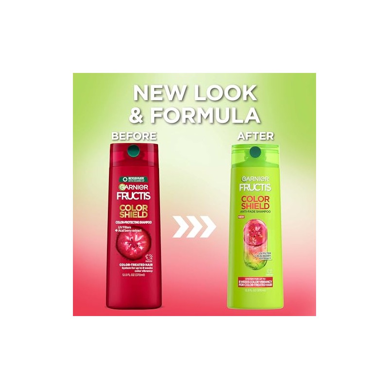 Garnier Fructis Color Shield Shampoo, Color-Treated Hair, 12.5 fl. oz.