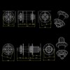 6 Bolts Disc Brake Hubs Aluminum Alloy Mountain Bike Bicycle