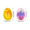 Pinkiwine 8 Pack Prefilled Easter Eggs Princess Deformation Egg Toys