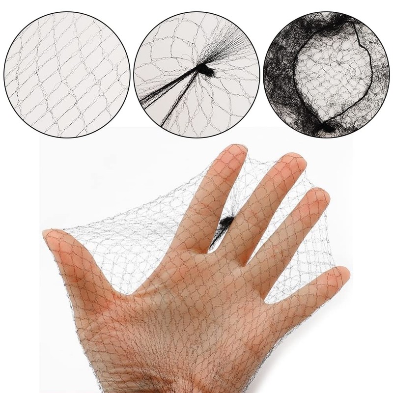 YFFSFDC Hair Bundling Net, Set of 10, Suitable for Hair