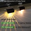 Melunar Solar Deck Lights, 6 Pack Waterproof LED Solar Step