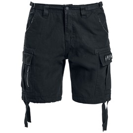 Black Premium by EMP Women's Black Cargo Shorts, black