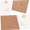 Operitacx 500pcs Earring Cards: Jewelry Packaging Cardboard for Earrings -
