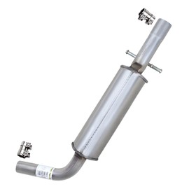 Northeastern Exhaust Stainless Steel Resonator Assembly compatible with 1998-2010 Beetle Jetta Golf-Includes Sleeves