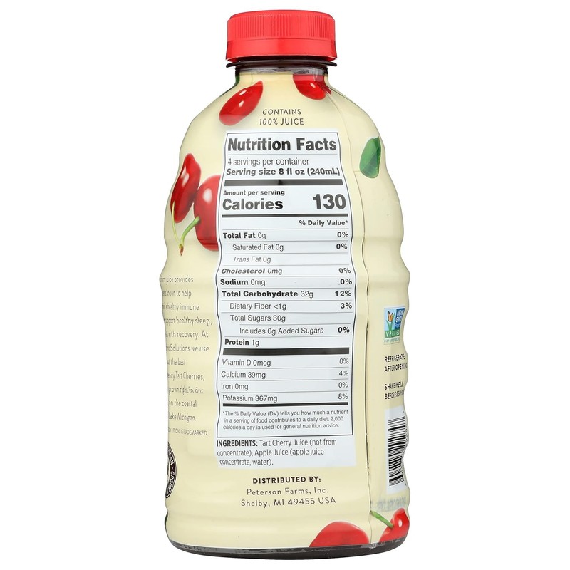 Antioxidant Solutions 100% Juice - Tart Cherry & Apple -