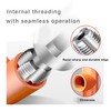 Gcoujrl Integrated Internal & External Pipe Threading Tool with Screw