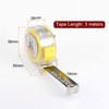 sourcing map 3pcs Self-Lock Tape Measure 10 ft / 3