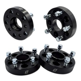 LU HWN 4X4 5x4.5 to 5x5 Wheel Adapter Compatible with Jeep XK JT WK WJ JK Wheels on XJ KJ KK TJ ZJ, 4pcs 5x114.3 to 5x127 Wheel Spacers 1/2-20 Thread Change Bolt Pattern 1.25 inch Thick