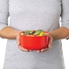 Sistema Microwave Collection Round Bowl, 30.4 oz./0.9 L, Red