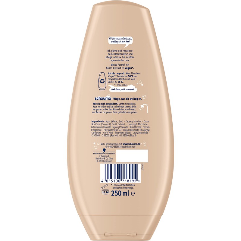 Schauma Schwarzkopf Farbschutz-Shampoo Color Glanz (1x 750 ml), Haarshampoo pflegt
