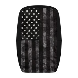 SEANATIVE American Flag Riding Lawn Mower Seat Cover Waterproof Tractor Cover with Mesh Pockets Durable Universal Tractor Outdoor Seat Cover Accessories