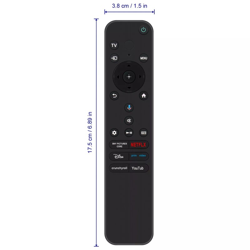For Sony RMF-TX920U Replace Voice Remote for Sony 2024 Bravia
