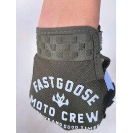 EXCEREY Chessboard Grid Motorcycles Racing Bicycles Full Finger Gloves for Adult Cycling Climbing Riding Biking Outdoor Sports (Army Green, Size M)