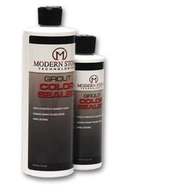 Modern Stone Grout Stain Color Seal - Custom Building Colors - 8oz (Delorean Gray #165)