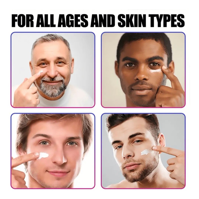 Crema Colágeno Para Hombre Retinol,vitaminae,hialurónico60gr Mixta Día/noche
