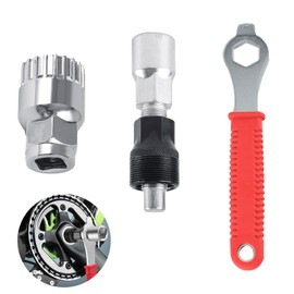 Bicycle Crank Puller and Bottom Bracket Tools, Bicycle Crank Puller, Bicycle Bottom Bracket Remover, 16 mm Key Bicycle Crank Wrench Tool Set for Removing Bicycle Crank