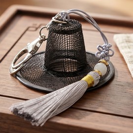Goddess Keychain Korean Traditional Rat Gray Gray Tassel Keyring Foreigner Gift K Goods Korean Souvenirs Color Random Color Random / 갓 열쇠고리 한국전통 쥐색 회색 그레이 태슬 키링 외국인선물 K굿즈 한국기념품 색상랜덤 색상 랜덤