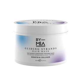 BY MIA Collagen & Keratin Hair Mask for Dry Damaged Hair and All Hair Types - 300 ml | Deep Repair & Smoothing Hair Treatment Mask