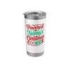 Powered By Nanny’s Cookies Funny Christmas Baking Stainless Steel Insulated
