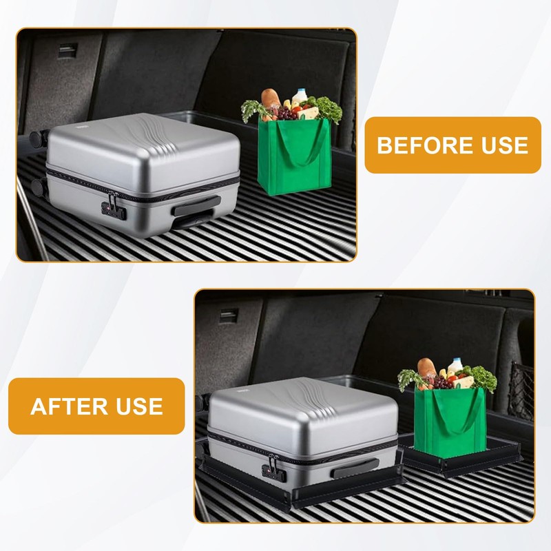 Bcuuozeeing Pack of 3 Car Boot Organiser, Luggage Fixing Boot