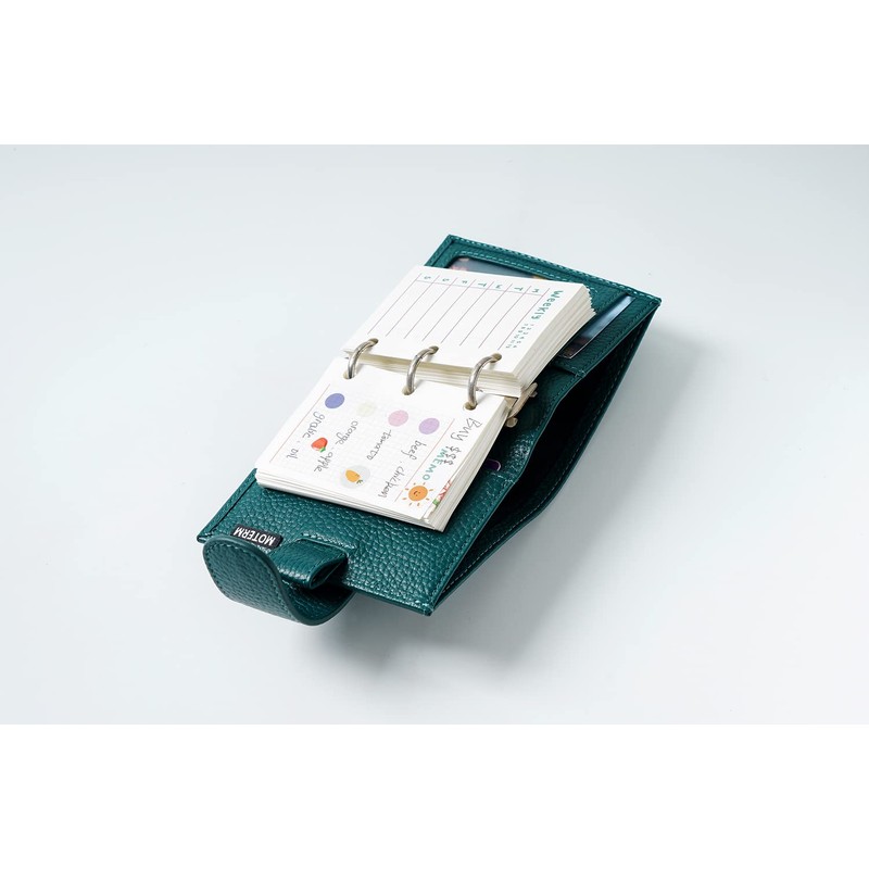 Moterm A9 Regular Rings Planner - Genuine Leather Binder Organizer