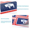 QQSD Wyoming Flag Sticker Decal in Multiple Sizes, 3 Pack,
