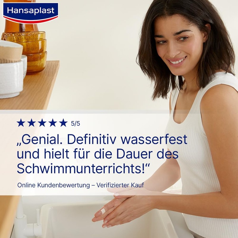 Hansaplast Hansaplast Aqua Protect Plasters - Waterproof Wound Plasters with