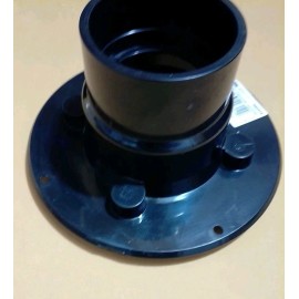 Oatey 2” ABS Black Shower Drain Base & Clamp Ring Collar 423142, Glue Connection