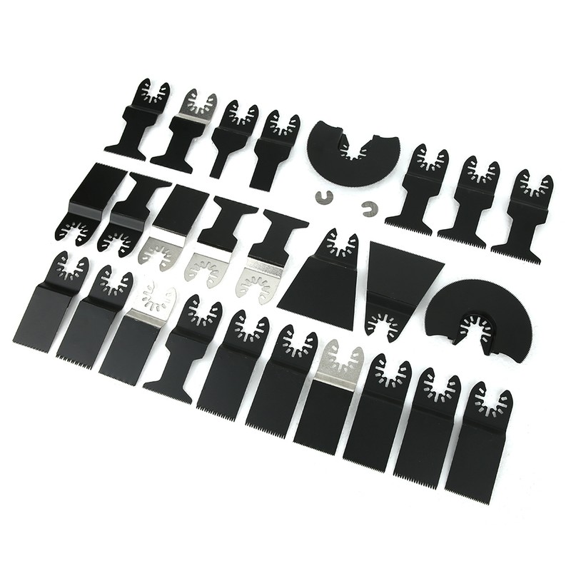 28PCs Oscillating Blade Saw Accessories Woodworking Parts High Carbon Steel