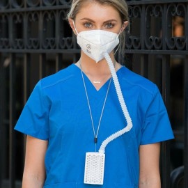 Aurora Portable Air Purifying With HEPA Filter & Mask. Portable Air Purifier Electrica & Reusable HEPA Filte Mask 99.9% Filter