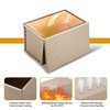 DUBUOZA Non-Stick Bread Toast Mould with Lid 2 Pieces Toast