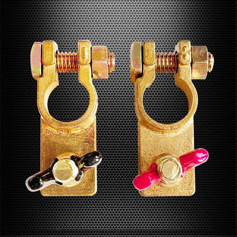 Ampper Top Post Battery Disconnect Switch 12V 24V, Knife Blade