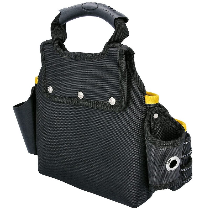 Tool Belt Pouch, Fixing Pouch with 3 Wide Pockets for