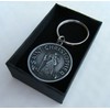St Christopher Irish Pewter Metal Keyring Gift Boxed