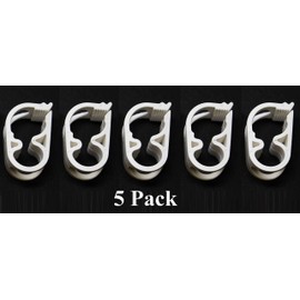 5 Pack Siphon Hose Shut Off Clamp Small Plastic Clamp Fits 7/16 in O.d.tubing Plastic Tubing Mid-range Clamp