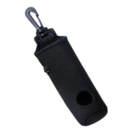 Lunari Golf Ball Case 3 Ball Holder Tea Case Lightweight Carabiner Golf Equipment Ball Holder, Black