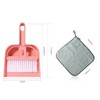 Lamoutor 3 Pack Mini Hand Broom and Dustpan Set Small