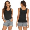 BQTQ 5 Pcs Basic Tank Tops for Women Undershirt Tank