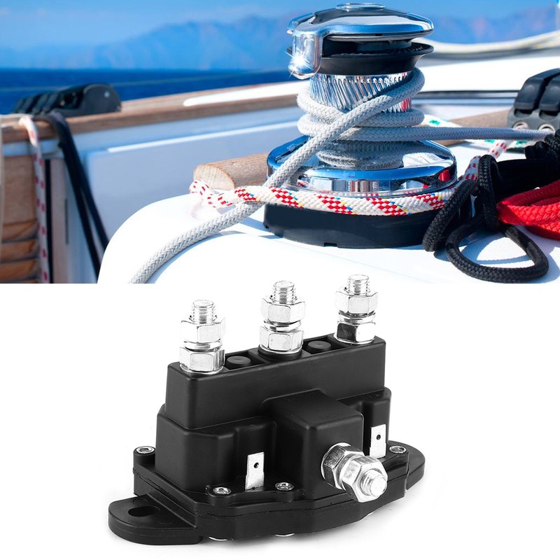 12V Relay Winch Motor Reversing Solenoid Switch Replacement Accessories 24450BX