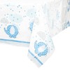 Blue Elephant Boy Baby Shower Plastic Tablecloth, 84" x 54"