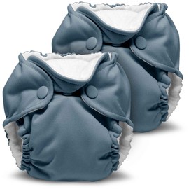 Kanga Care Lil Joey Newborn All in One AIO Cloth Diaper (2pk) Dusk 4-12lbs