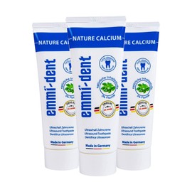 Emmi-dent Ultrasonic Toothpaste with Nano-Bubbles (Nature with Calcium, 3 Pack)
