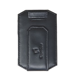 STARHIDE Mens RFID Blocking Nappa Leather Card Holder Wallet with Magnetic Money Clip 725 Black