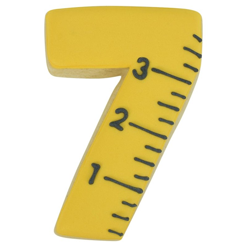 R&M International 8107 Number 7 Cookie Cutter, 3" Carded