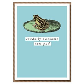 "Toadally Awesome New Pad" New Home Card