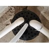 6-1/2 inch Drain Cover with Integrated Ports, Floor Drain with